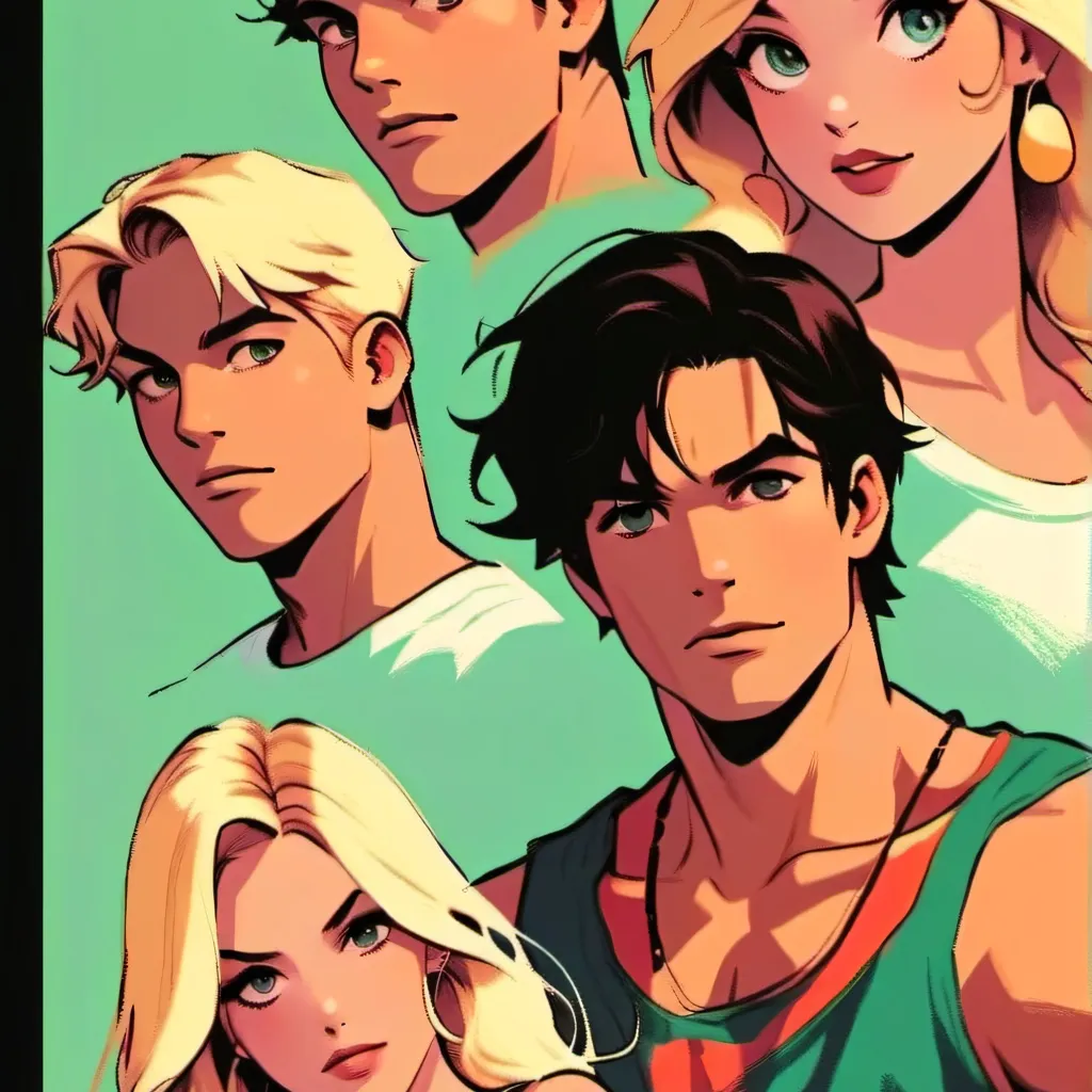 chat with ai character: friend group