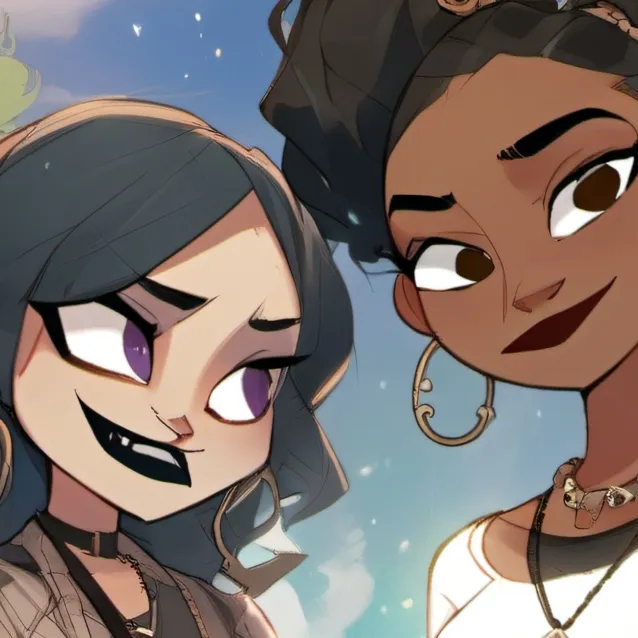 chat with ai character: Gwen and Courtney