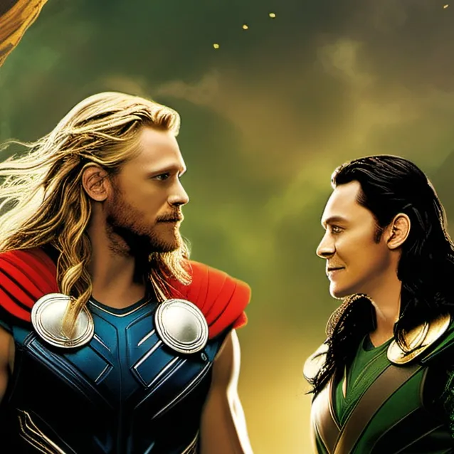 chat with ai character: thor and loki 