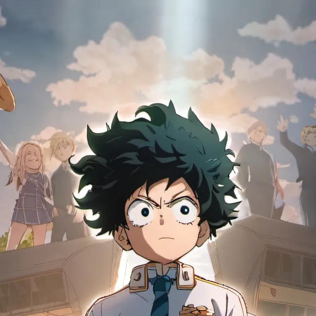chat with ai character: MHA sleep over