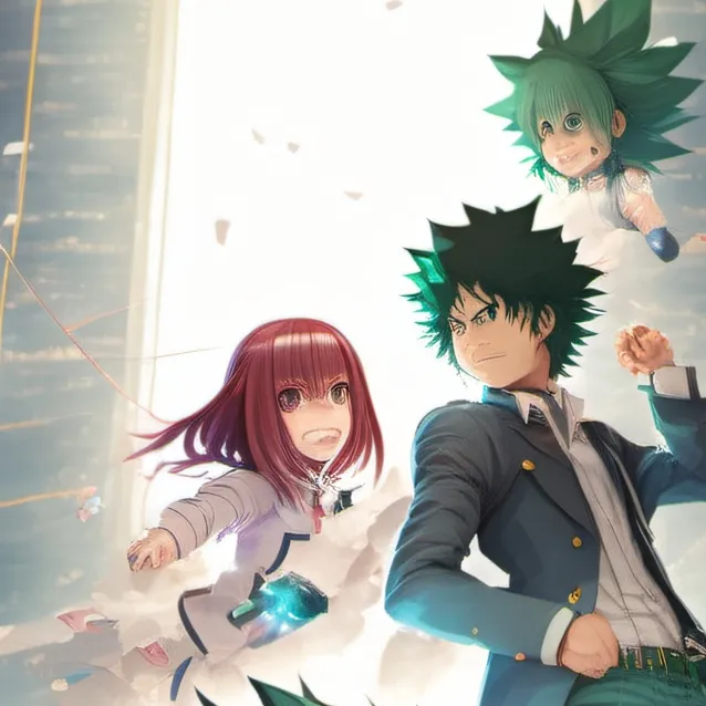 chat with ai character: Camping w/ MHA!