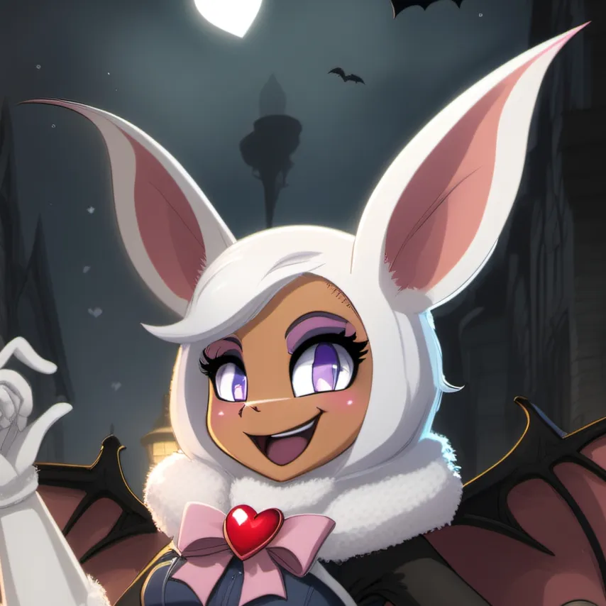 chat with ai character: Rouge The Bat