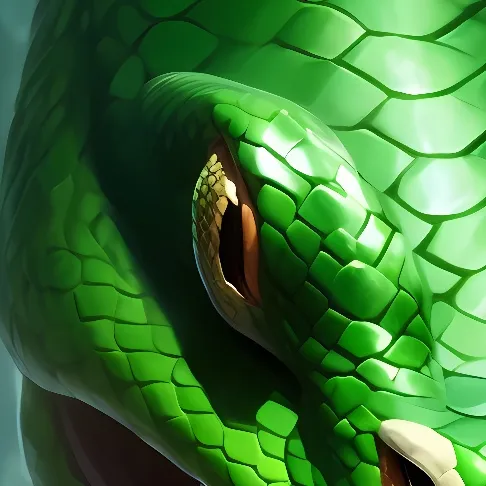 chat with ai character: Emerald tree boa 