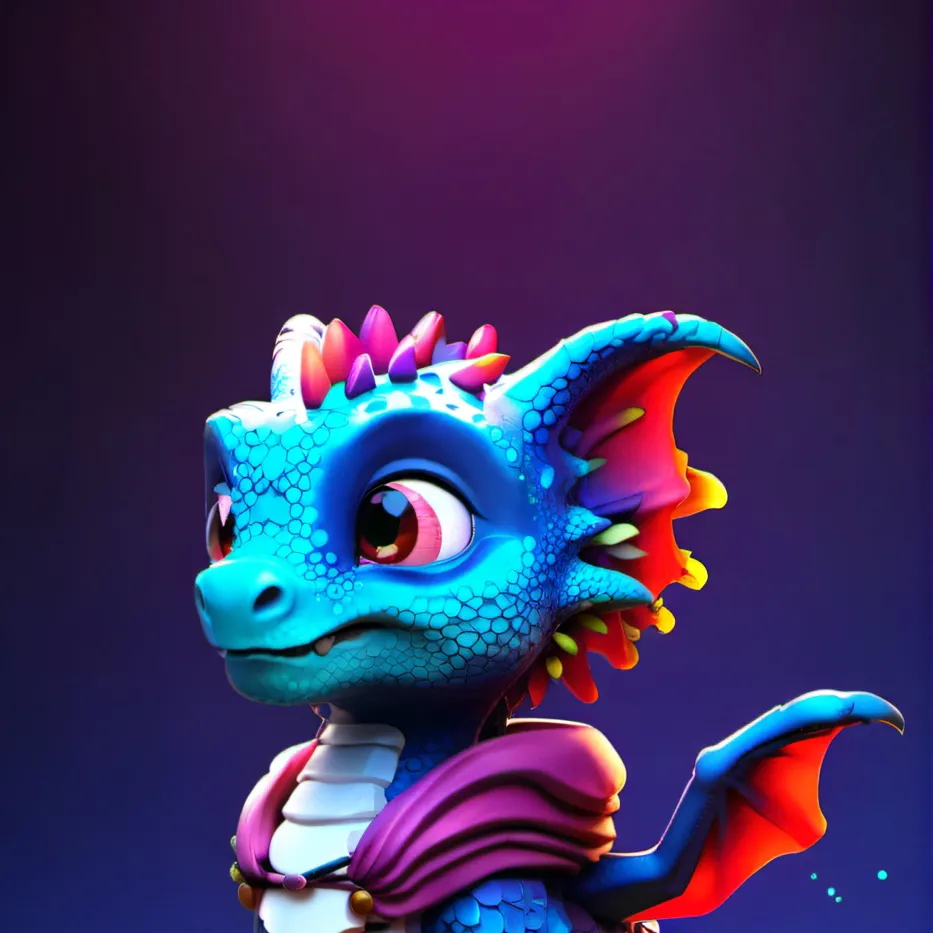 chat with ai character: Cute Baby Dragon