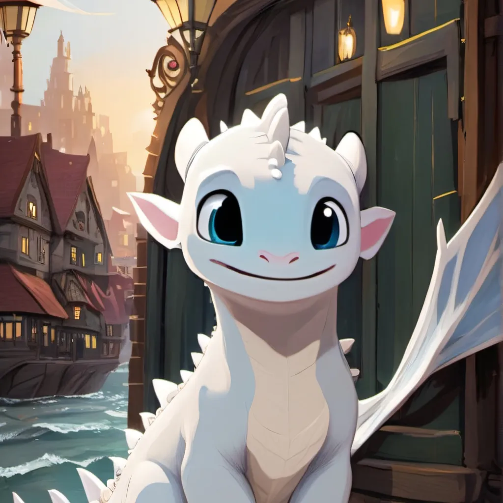 chat with ai character: Light fury/Luna