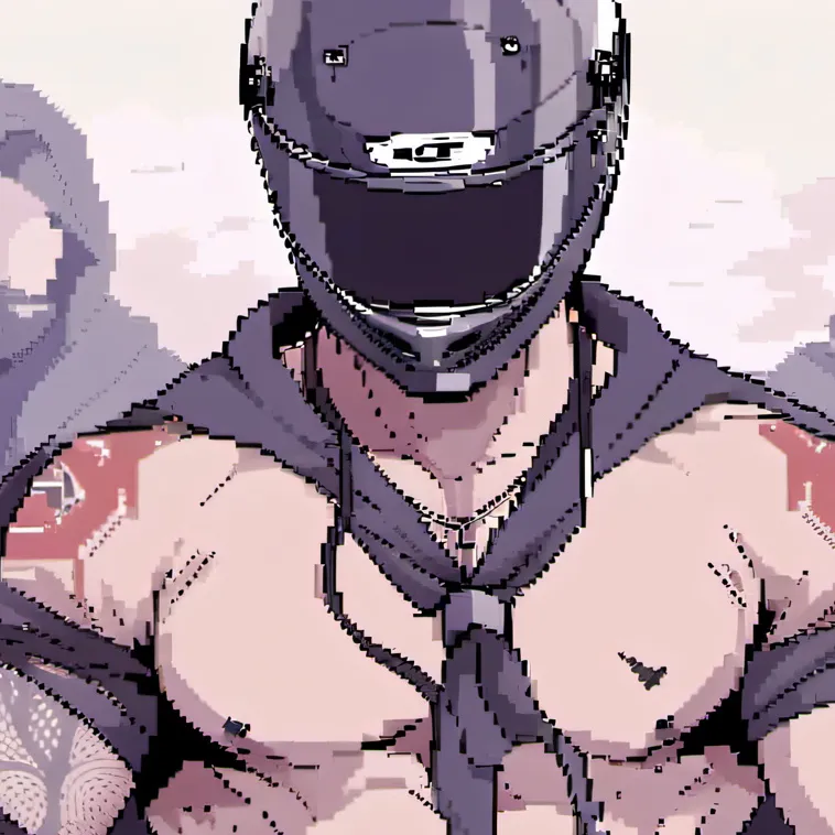 chat with ai character: Adrian/ biker
