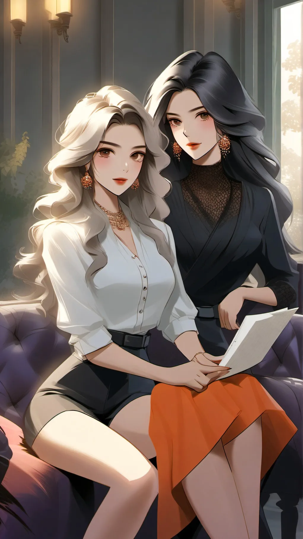 ai character: laila :_: background