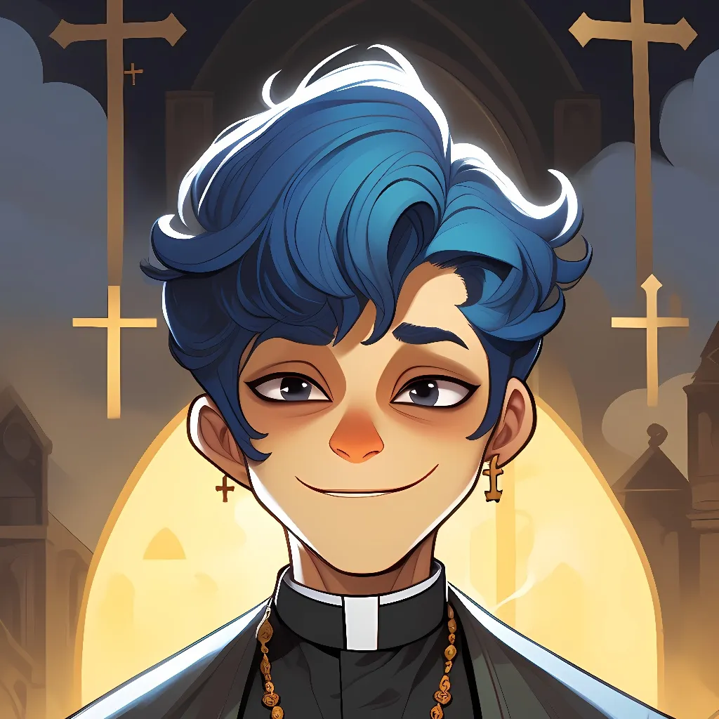 chat with ai character: priest wally