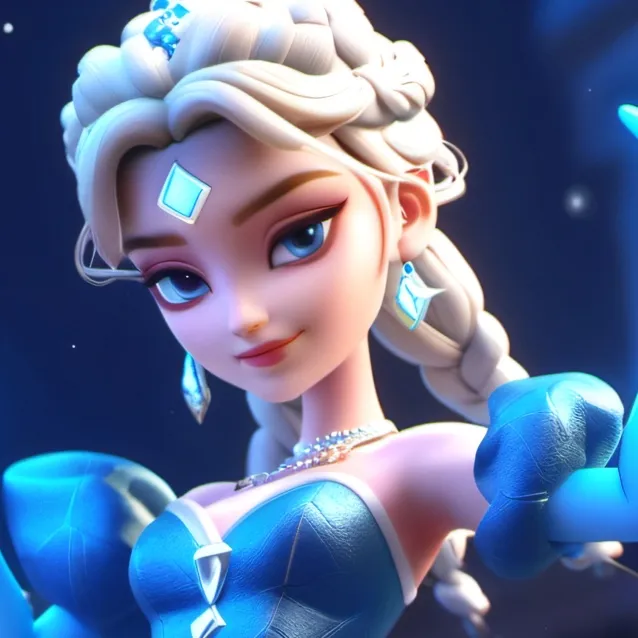 chat with ai character: Annoying elsa