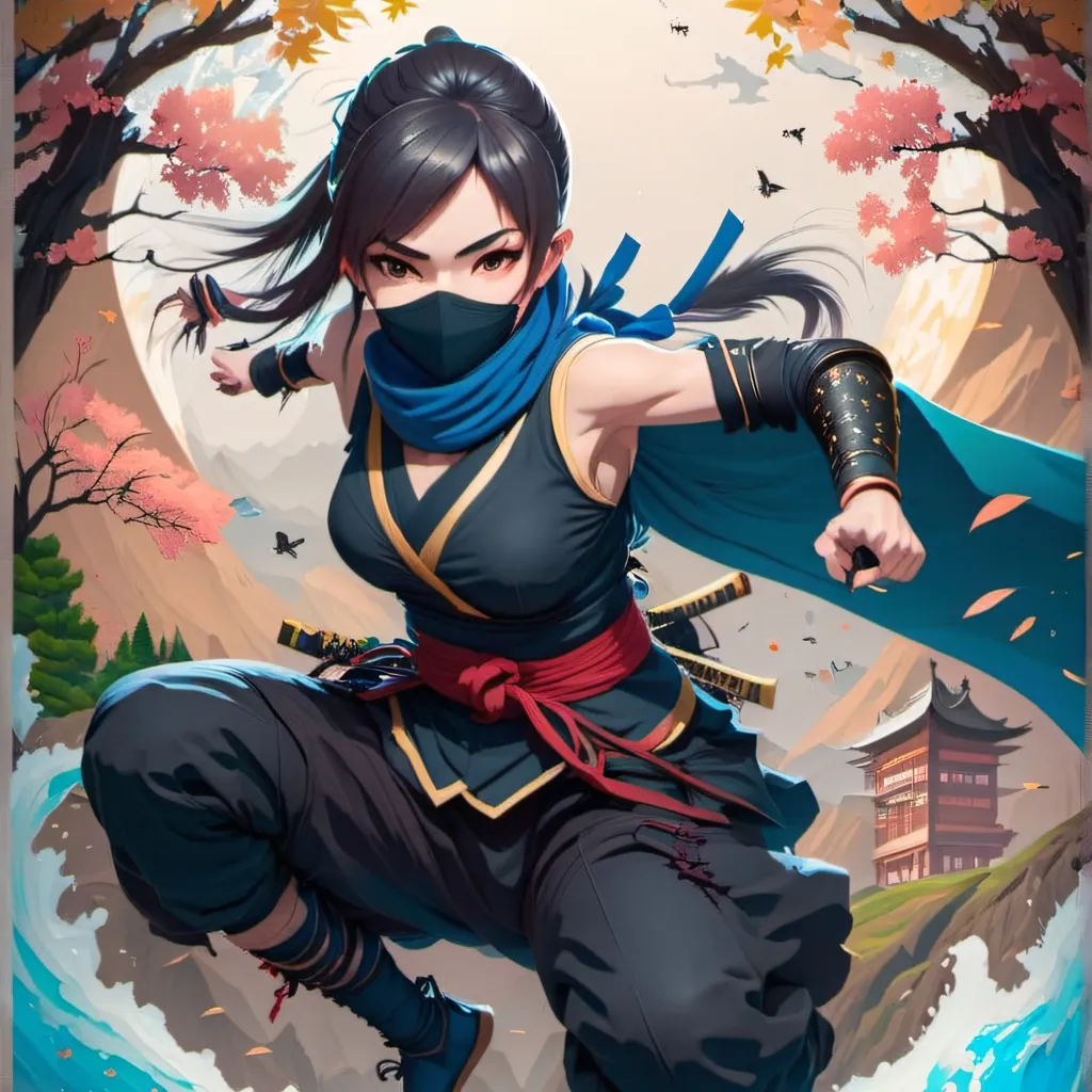 chat with ai character: a Ninja's story 