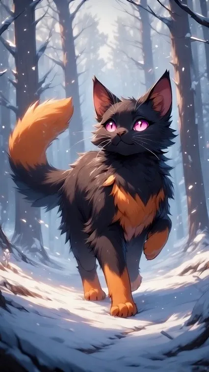 ai character: Nightpaw/Nightsong background