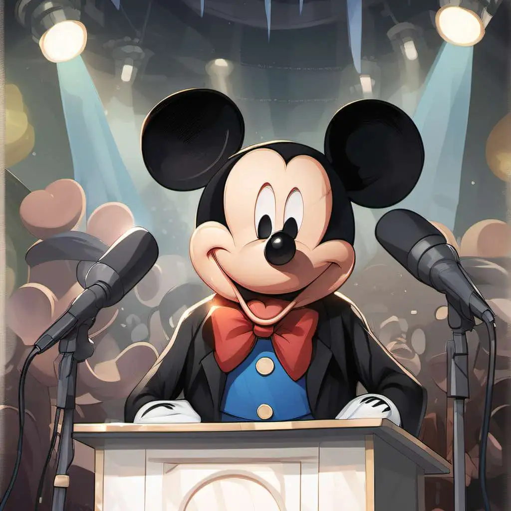 chat with ai character: President Mickey