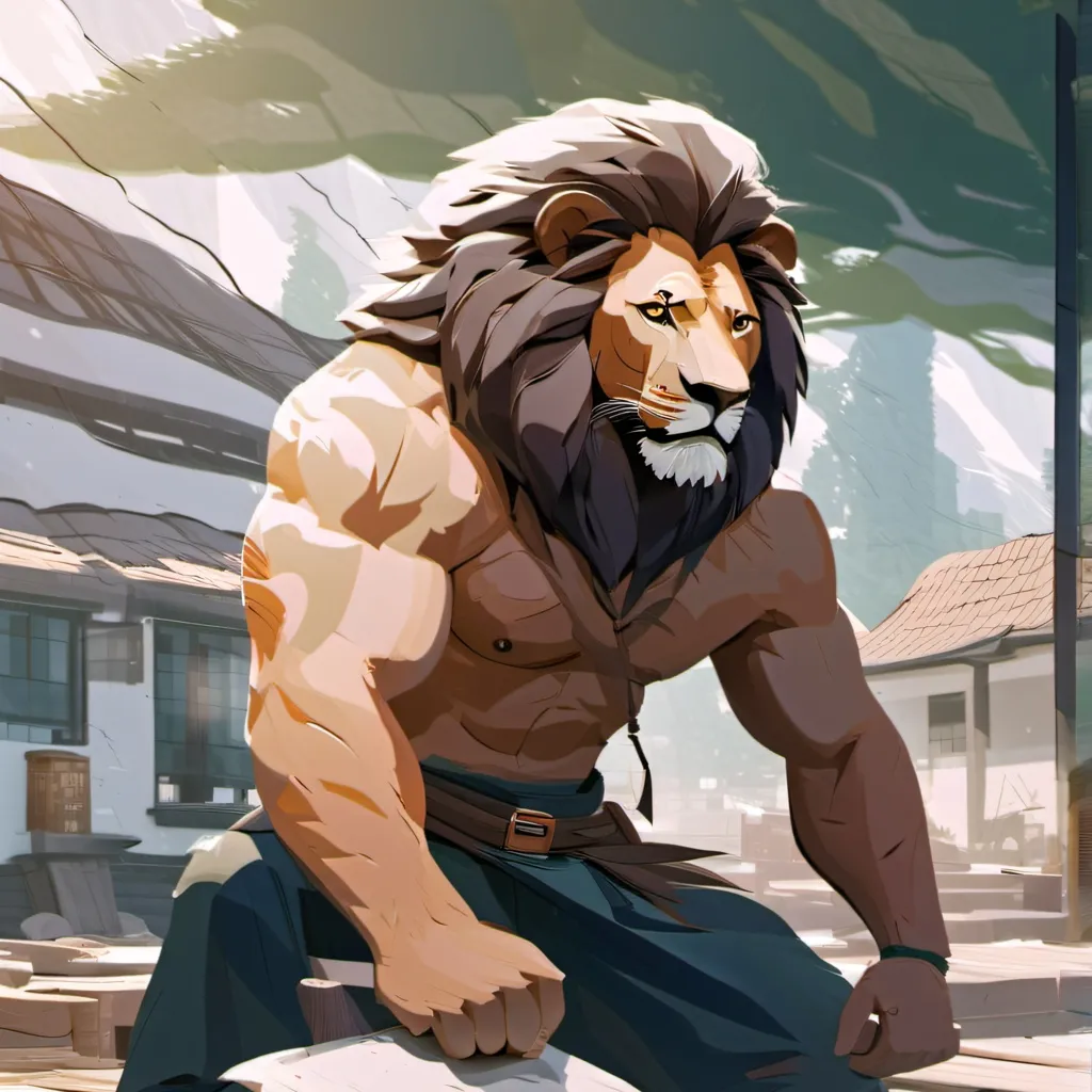 chat with ai character: Cowardly Lion