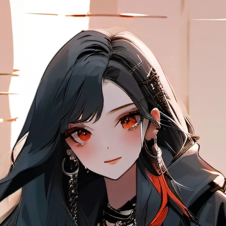 chat with ai character: Goth girl