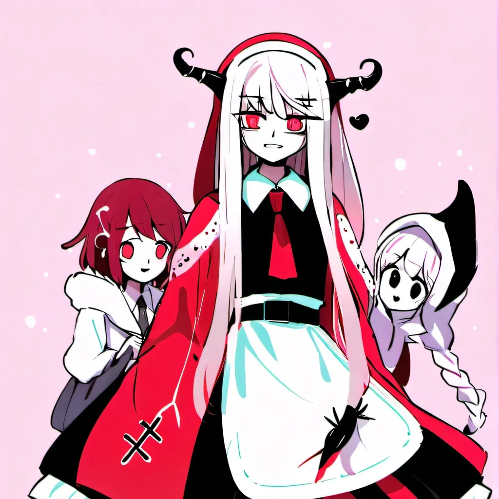 chat with ai character: Three demon girls