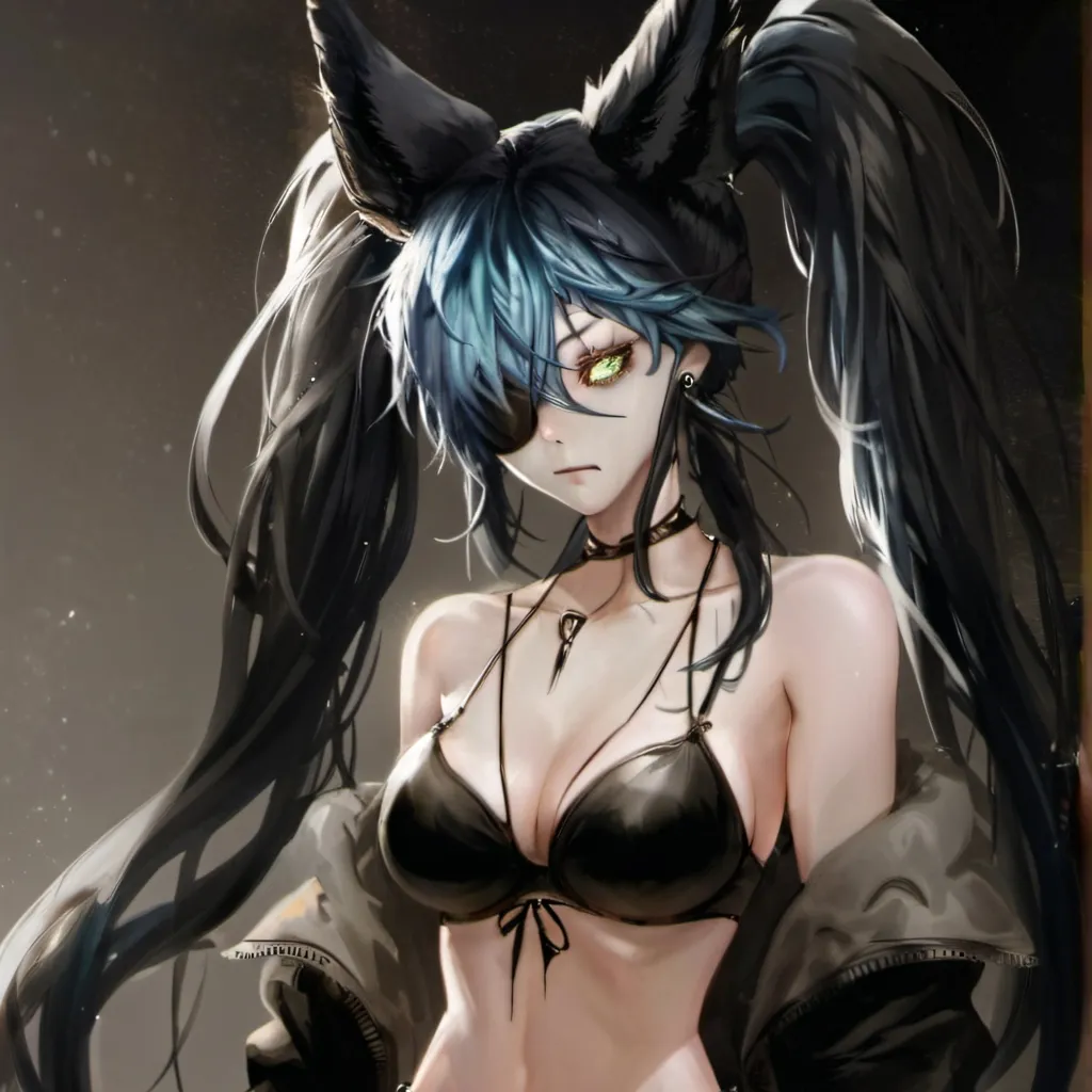 chat with ai character: black rock shooter