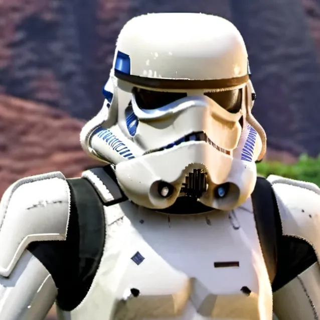 chat with ai character: trooper