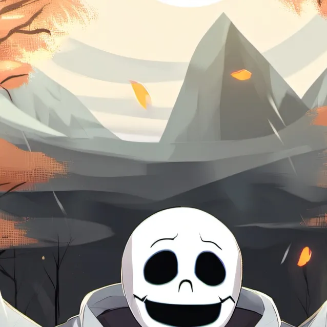 chat with ai character: aftertale sans 