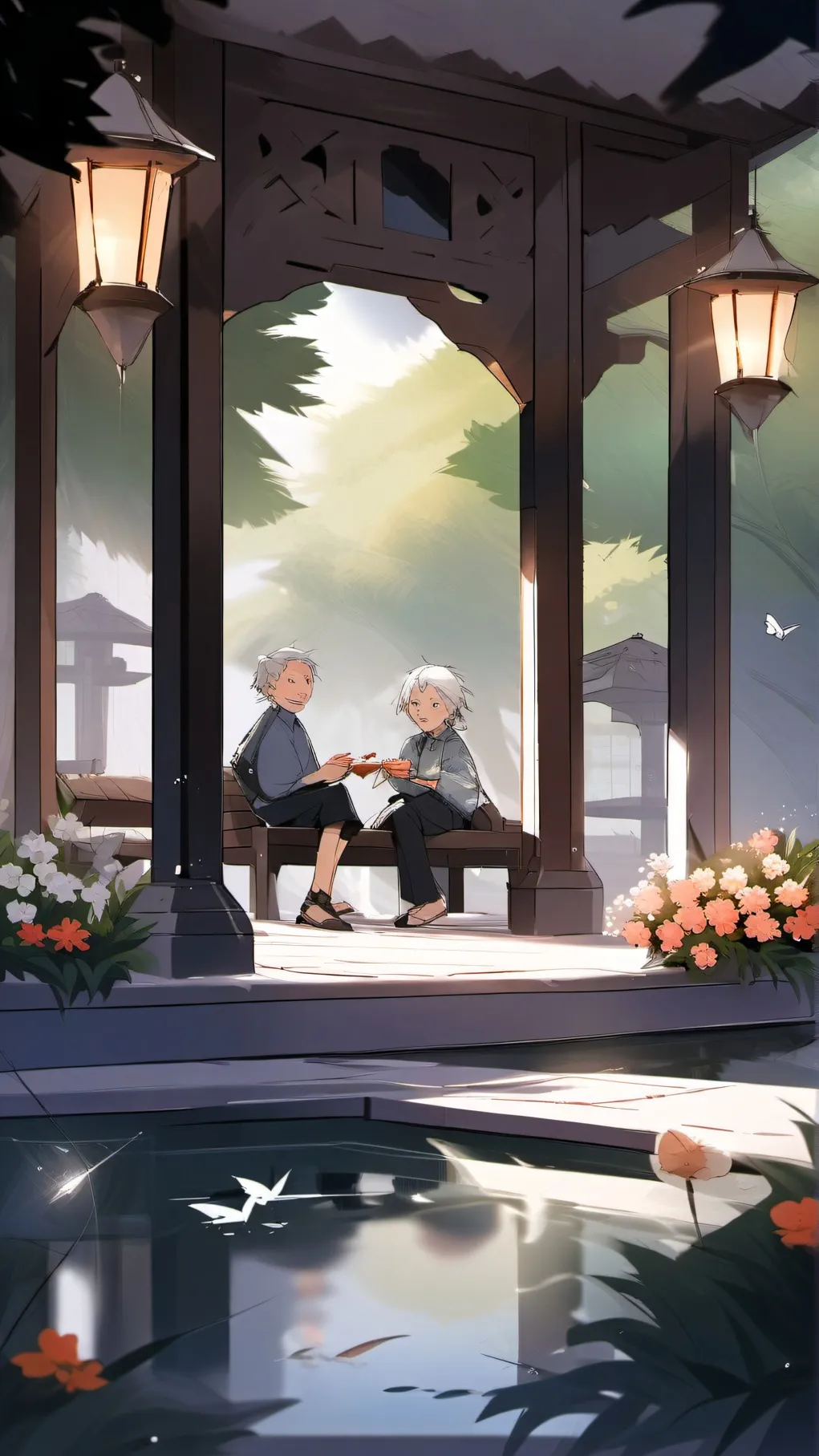 ai character: Aria background