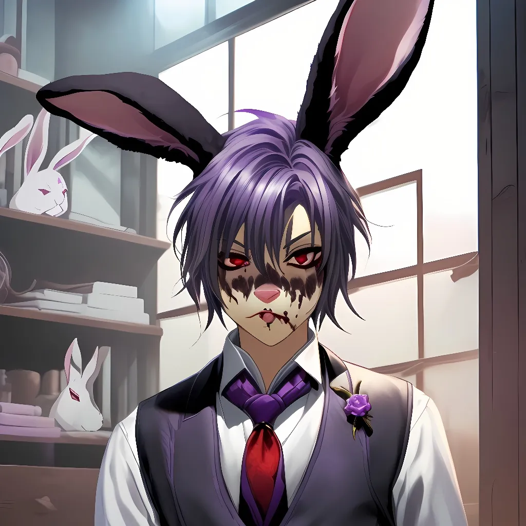 chat with ai character: withered bonnie