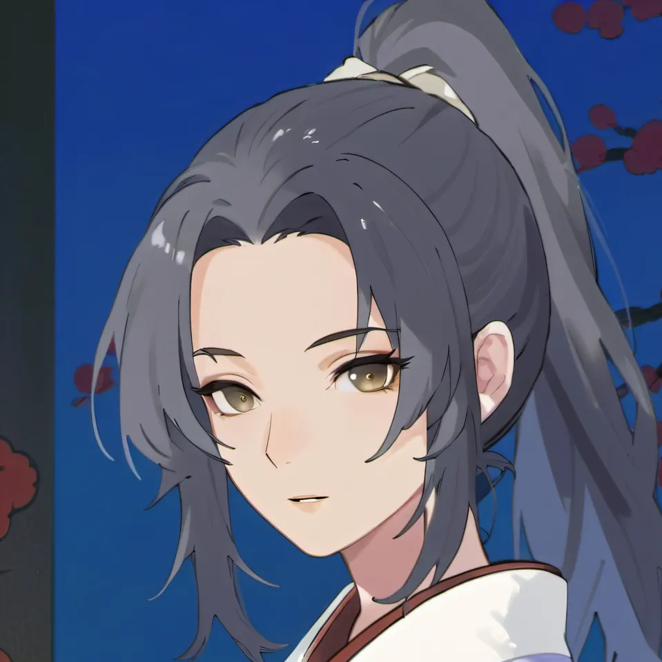 chat with ai character: Kokushibo (female)