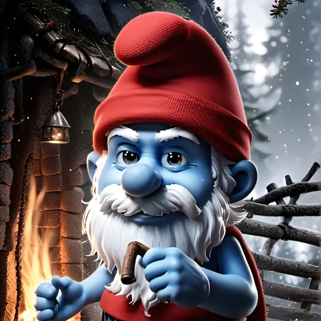 chat with ai character: papa Smurf 