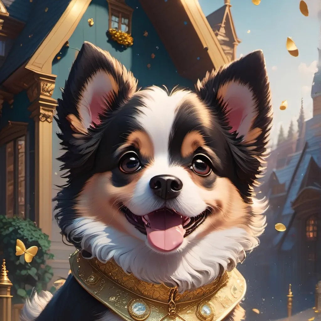 chat with ai character: Rich dog