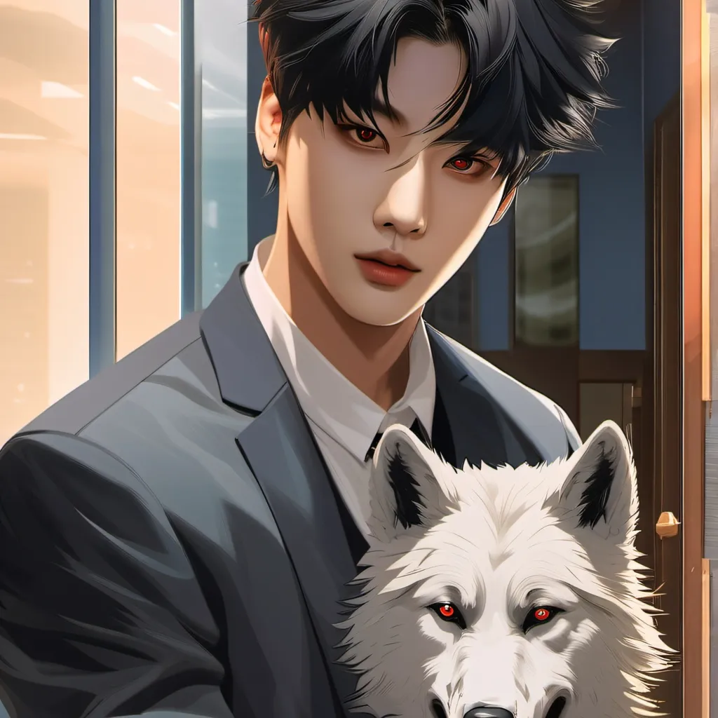 chat with ai character: Jungkook Wolf 2
