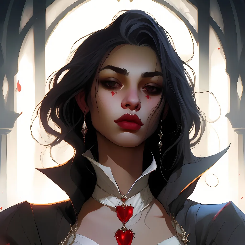 chat with ai character: vampira