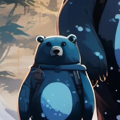 chat with ai character: Squid game bear