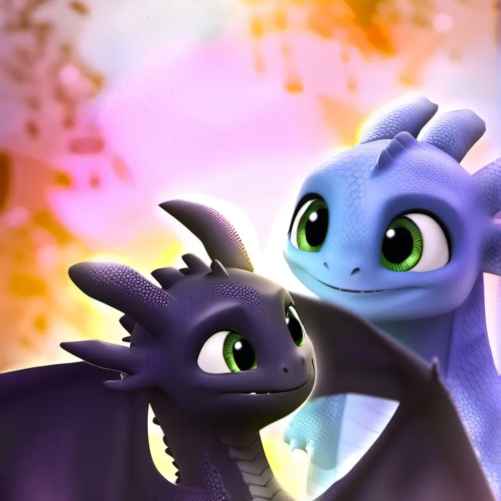 chat with ai character: luna and toothless