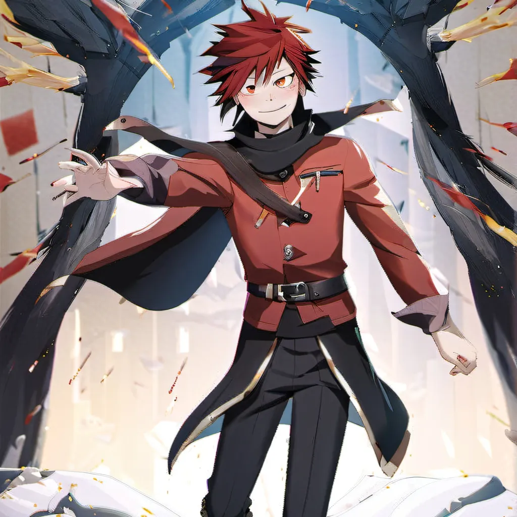 chat with ai character: pro hero kirishima
