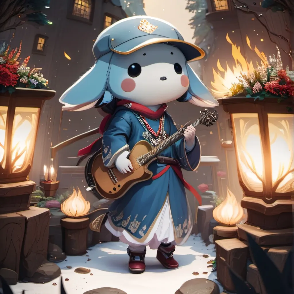 chat with ai character: Baby smurf cat