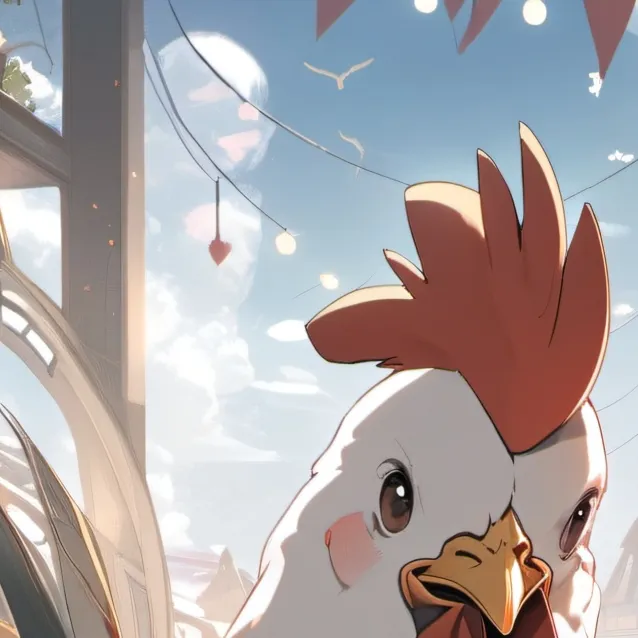 chat with ai character: chickenly