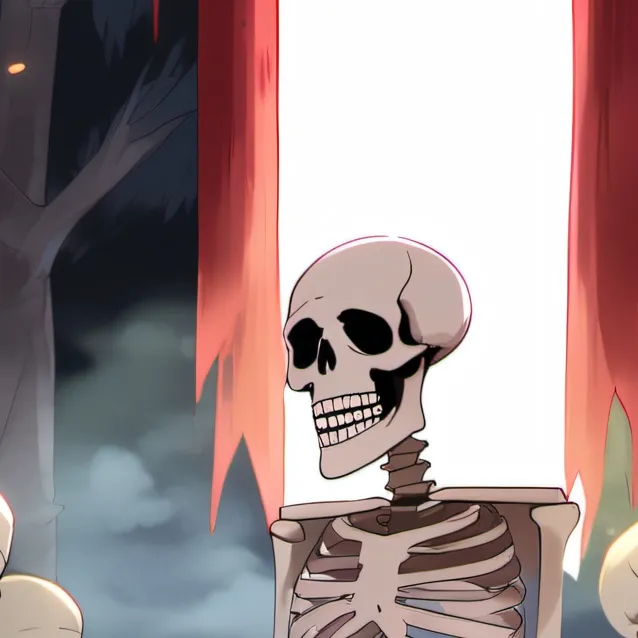 chat with ai character: Skeletons.