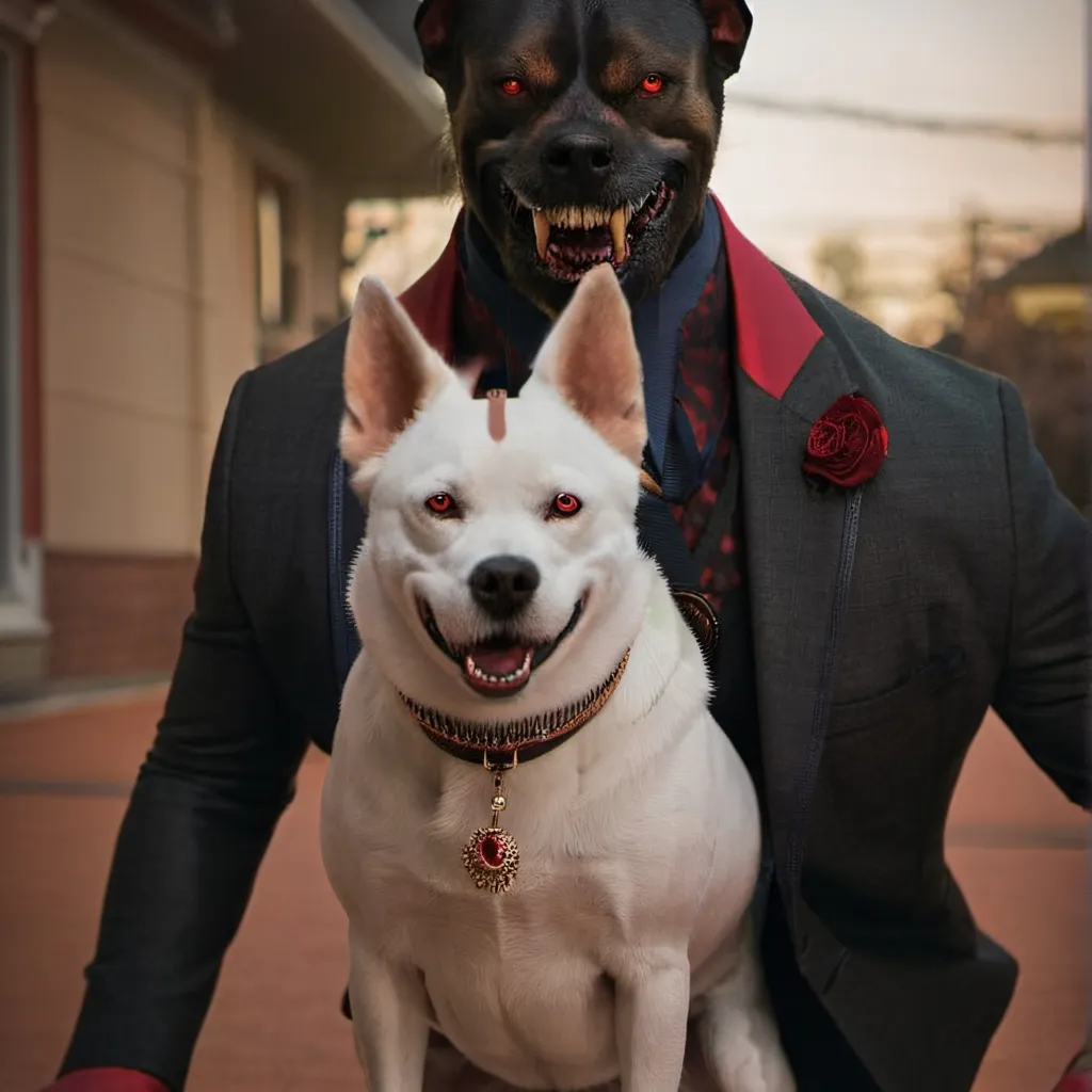 chat with ai character: demon dog +owner