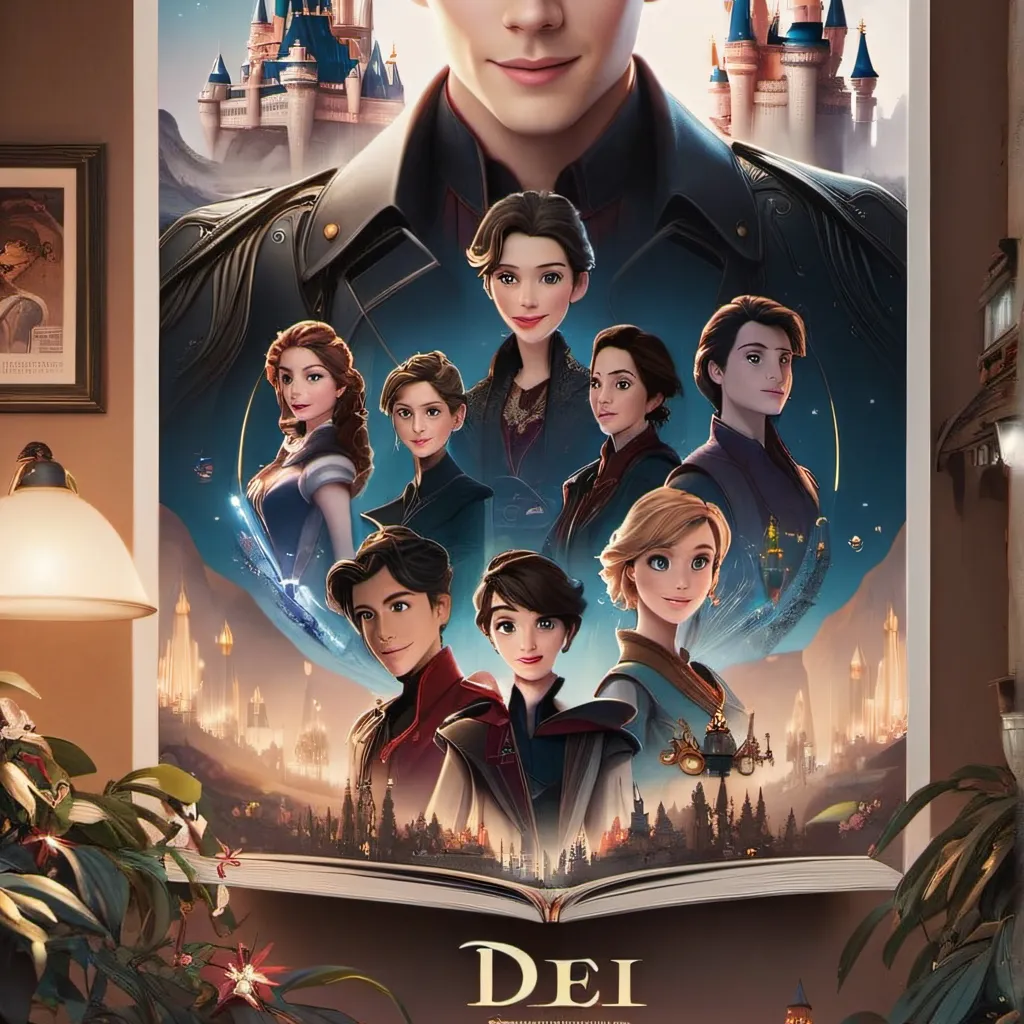 chat with ai character: Disney ai posters 