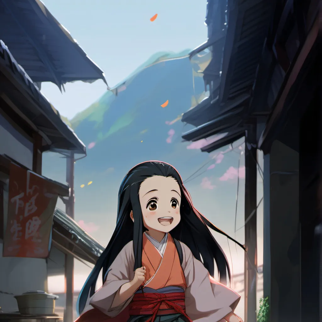 chat with ai character: Kid nezuko 