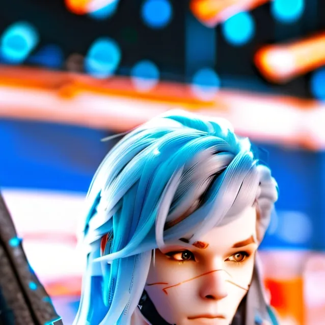 chat with ai character: bae blue