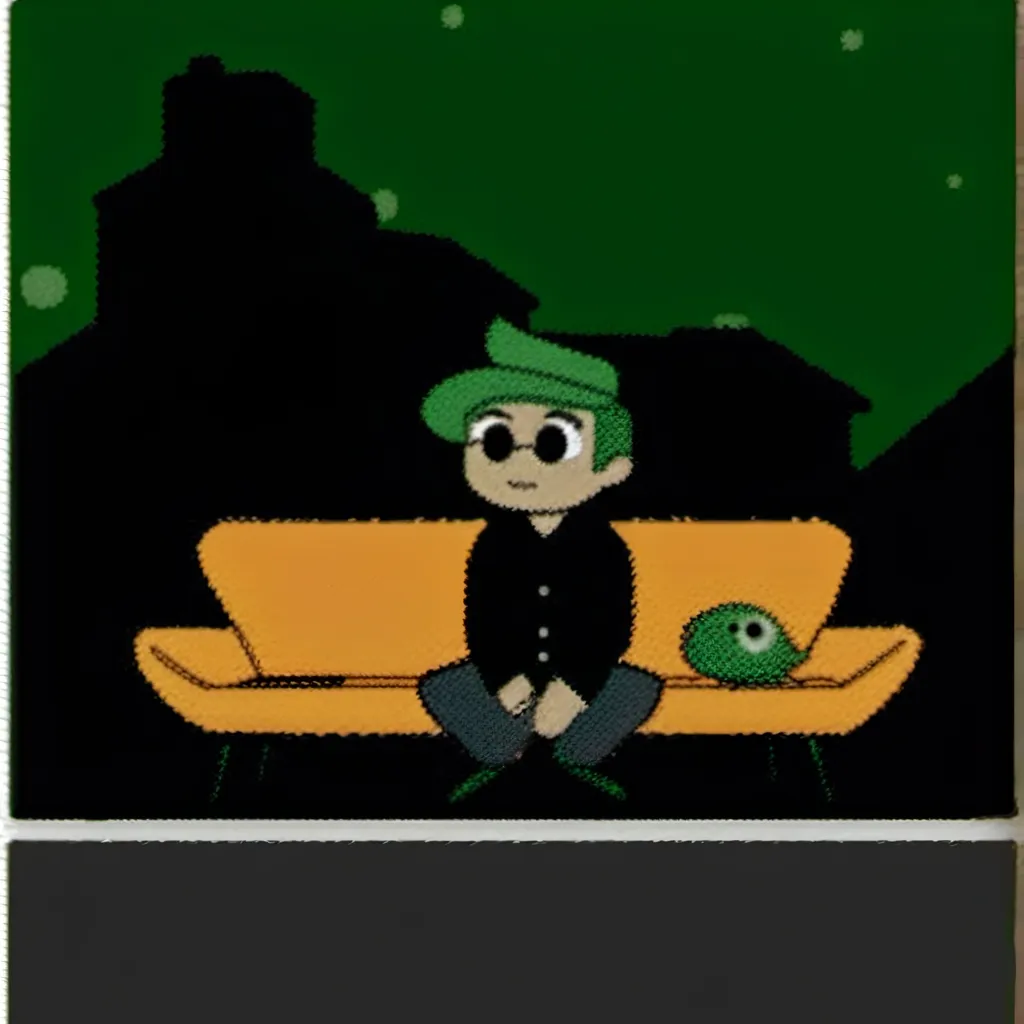 chat with ai character: green