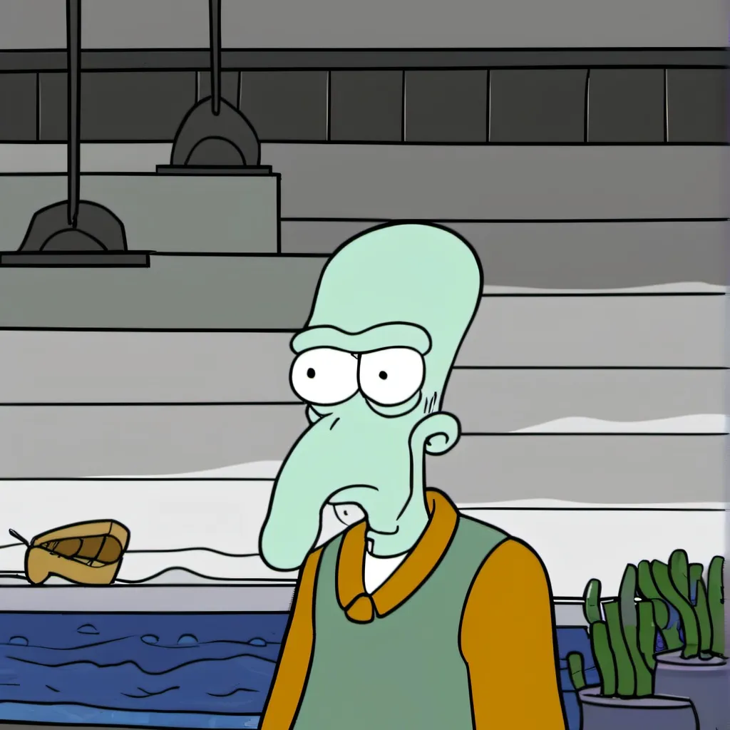 chat with ai character: squidward