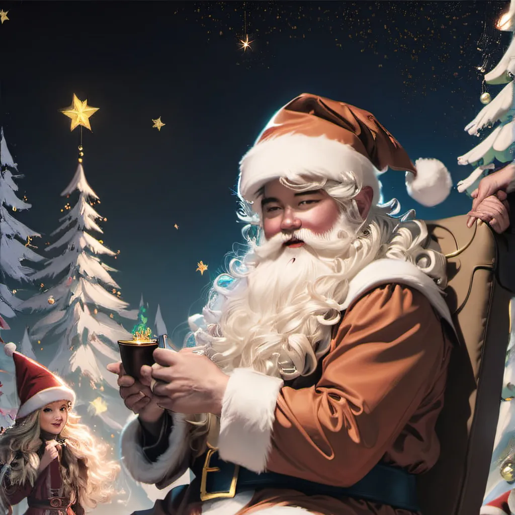 chat with ai character: Christmas town