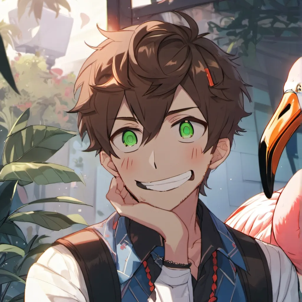 chat with ai character: Albert flamingo