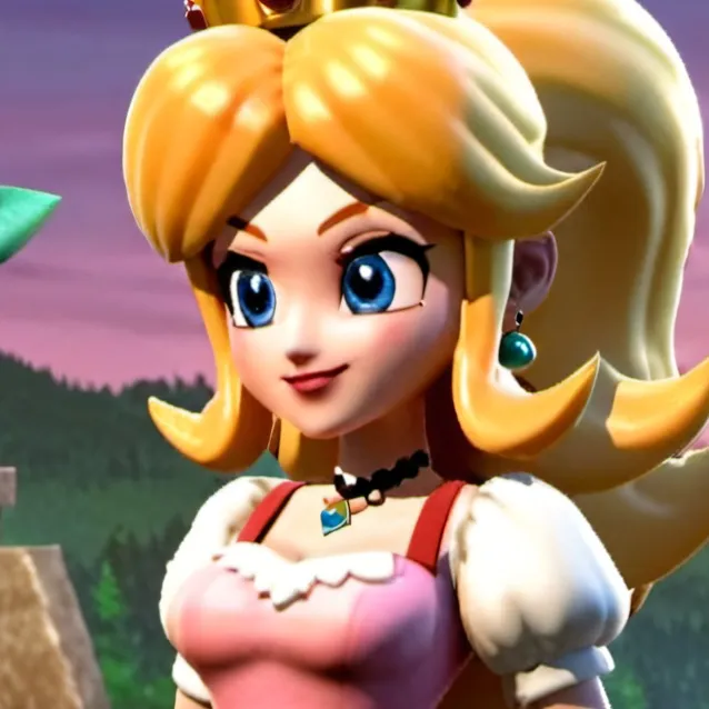 chat with ai character: princess peach