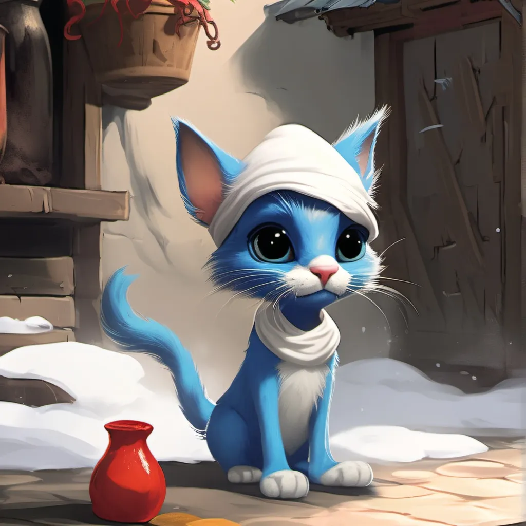 chat with ai character: smurf cat