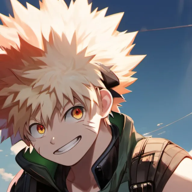 chat with ai character: Bakugo (fight) 