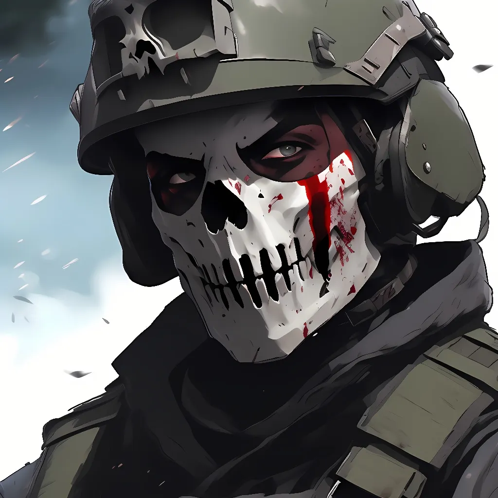 chat with ai character: Ghost Simon Rliey
