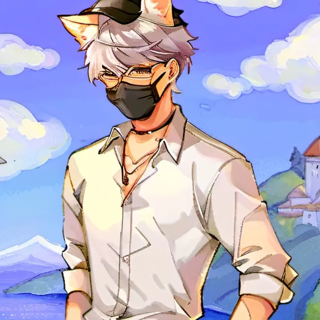 chat with ai character: catboy gojo