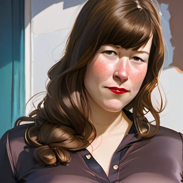 chat with ai character: Ginger bunette