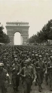 ai character: Paris Liberation background